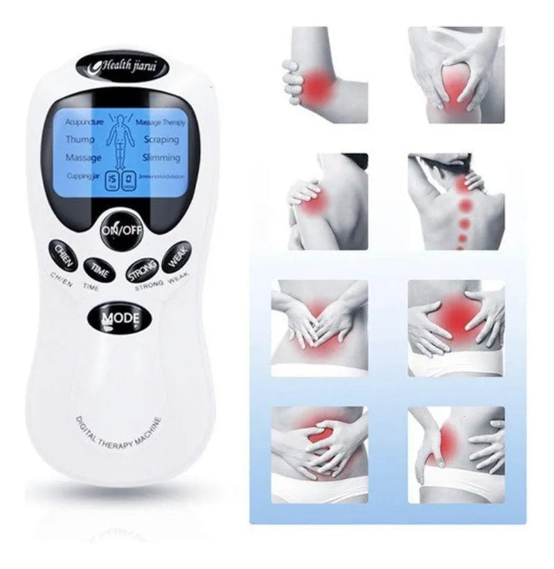 Aparelho Estimulador Muscular para Fisioterapia e Acupuntura Elétrica Portátil