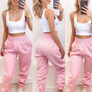 Calça Jogger Feminina de Moletom Grosso para Inverno