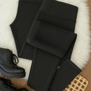 Calça Legging Feminina Flanelada Térmica de Cintura Alta