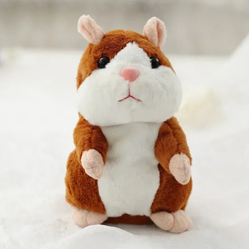 Hamster de Pelúcia Interativo que Fala e Repete – Brinquedo Divertido Infantil com Voz