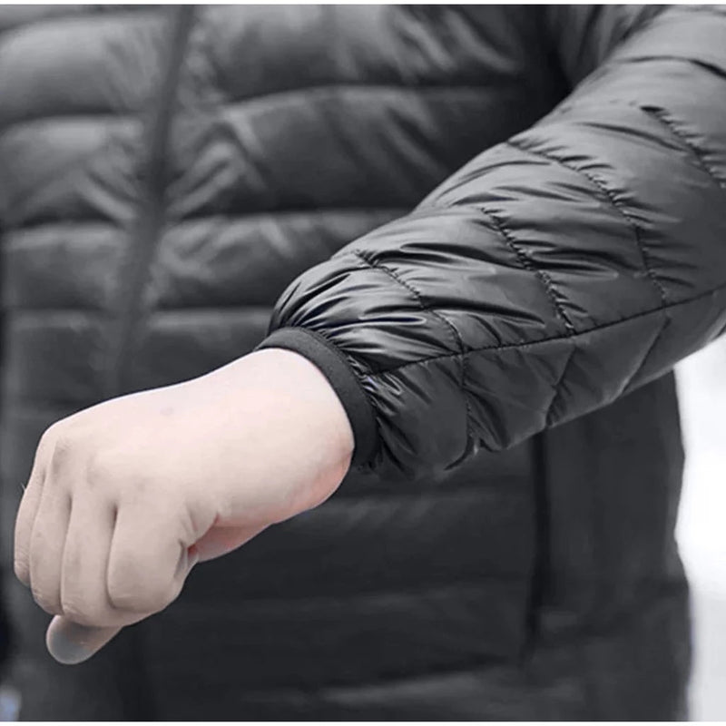 Jaqueta Puffer Masculina Corta Vento Semipermeável