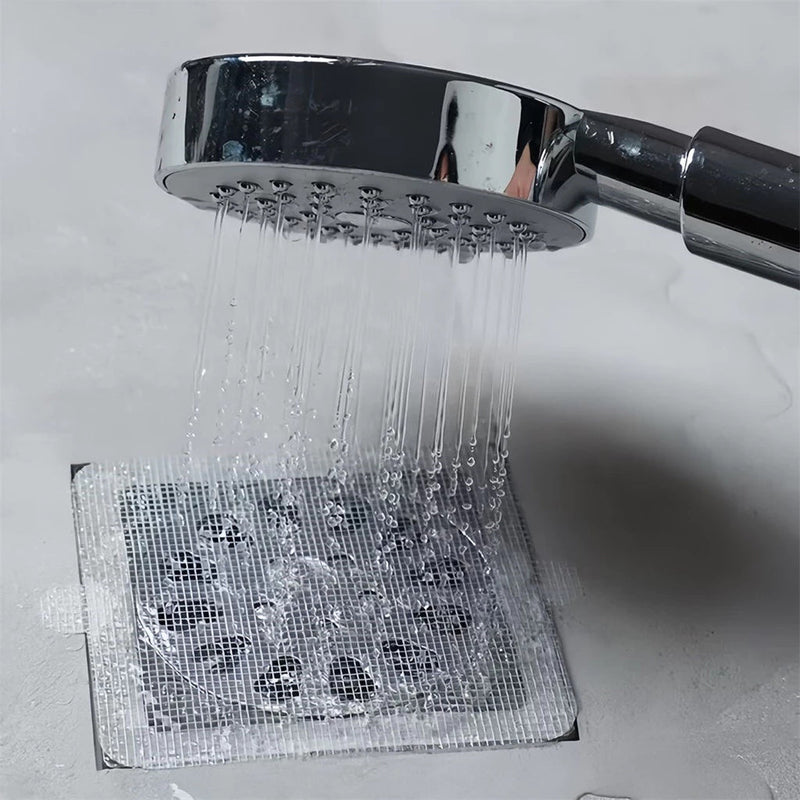 Kit 20 Peças Tela Protetora para Ralos – Adesiva, Anti-Inseto e Descartável