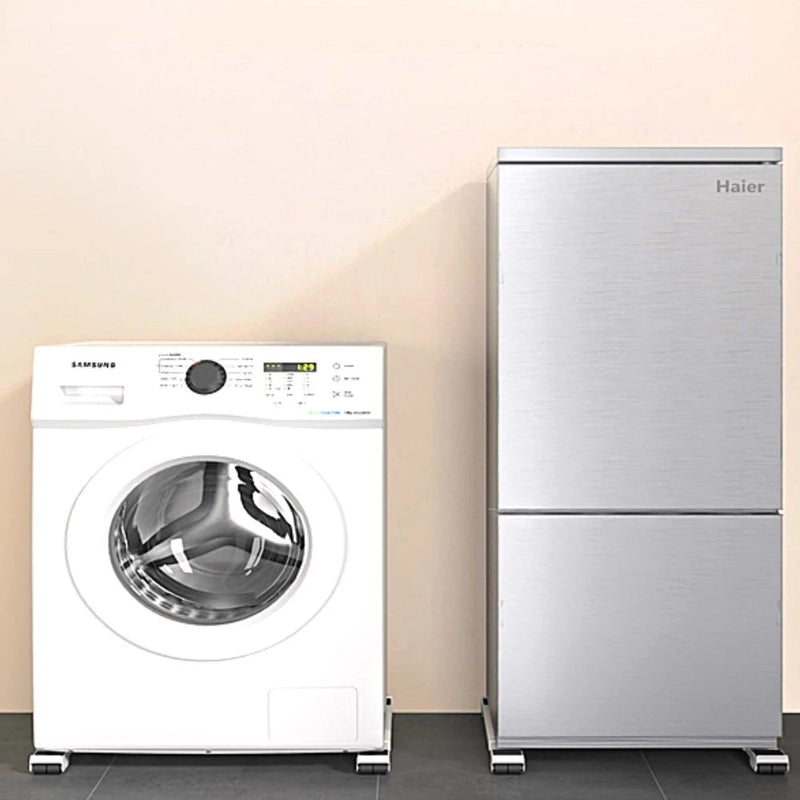 Suporte com Rodinhas Ajustável – Base para Geladeira, Fogão e Máquina de Lavar