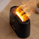 Umidificador de Ar Ultrassônico com Luz LED Chama e Aromaterapia